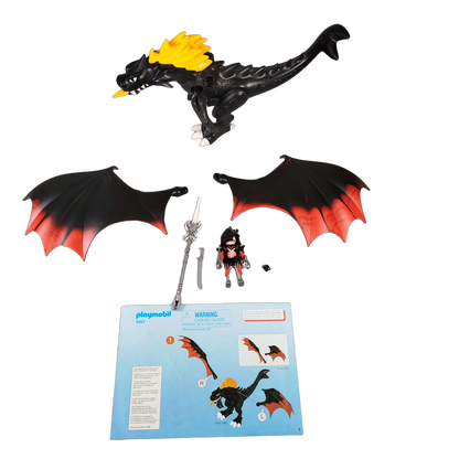 Playmobil Riesen-Kampfdrache mit Feuer-LEDs 5482 Figur