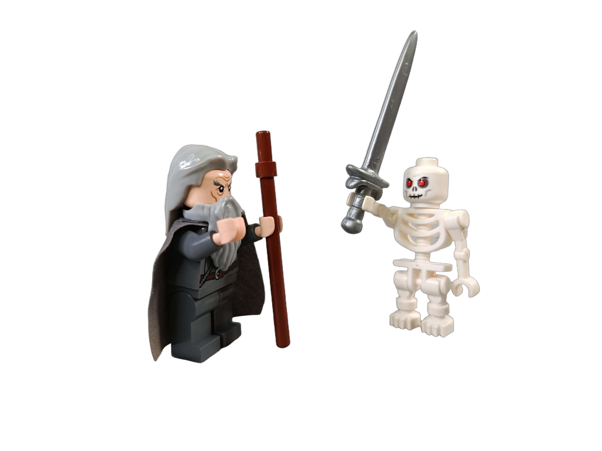LEGO Bundle Herr der Ringe Gandalf & Skelett Set von 6 Minifiguren