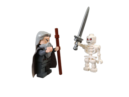 LEGO Bundle Herr der Ringe Gandalf & Skelett Set von 6 Minifiguren