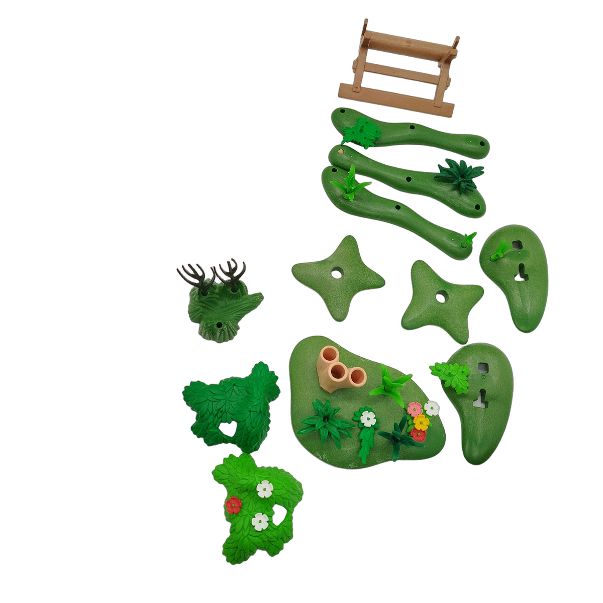 Playmobil Bundle Landschaft & Zäune großes Set Tor, Bäume & Gelände