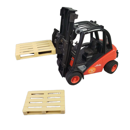Bruder Linde H30D 02511 Gabelstapler mit Paletten