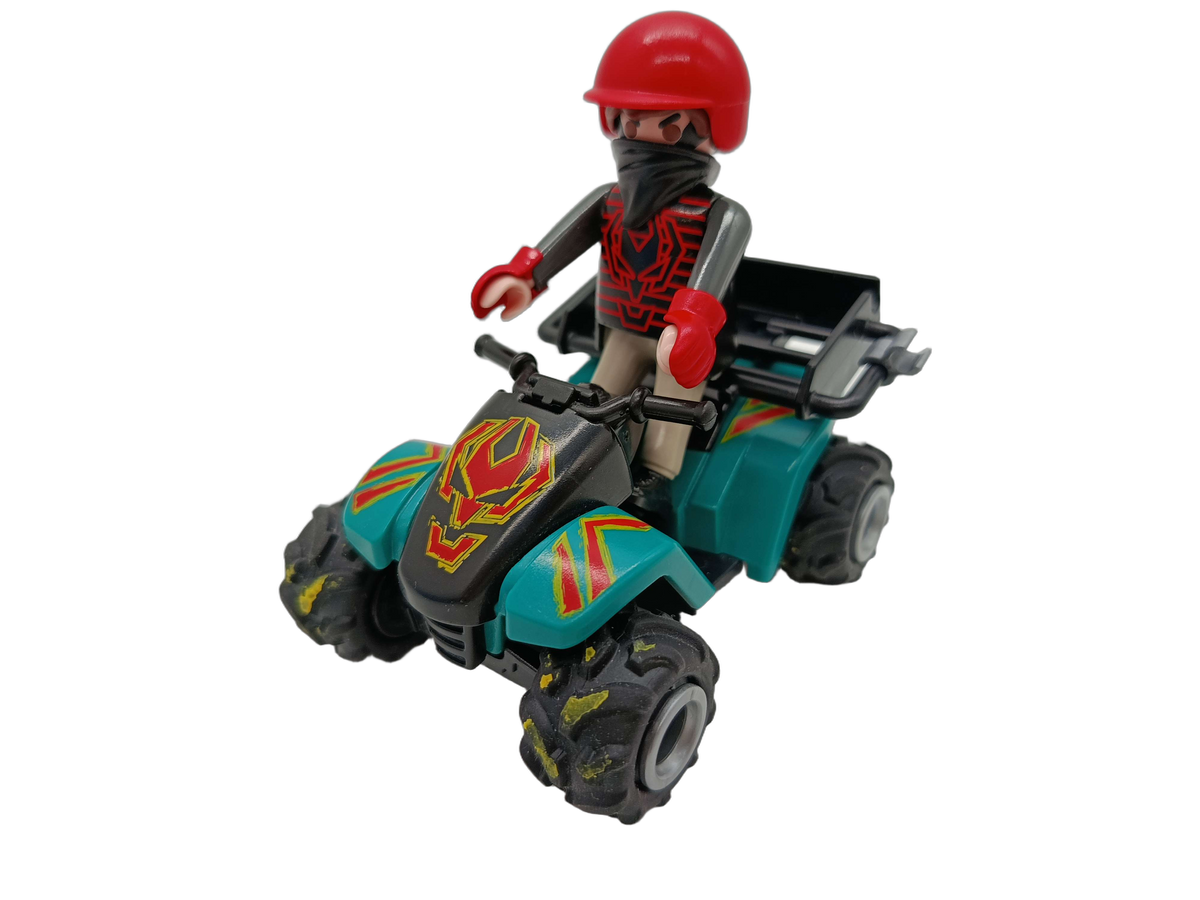Playmobil Bundle City Action 6876 6879 Set von 2 Motorrad & Quad