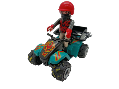 Playmobil Bundle City Action 6876 6879 Set von 2 Motorrad & Quad