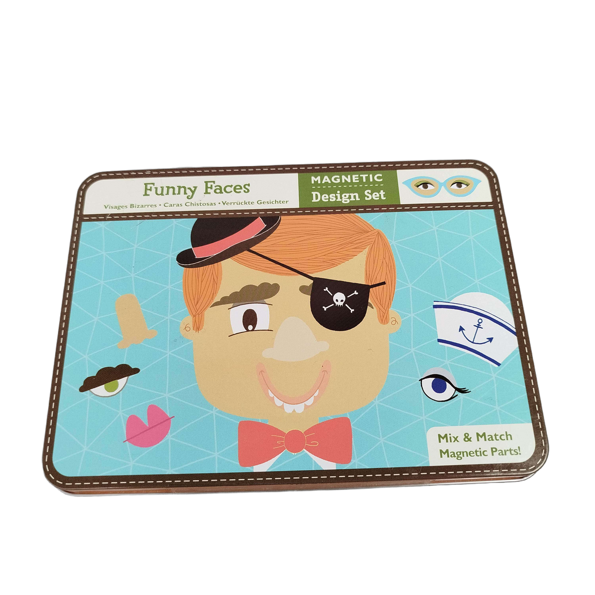 Mudpuppy Funny Faces M25321 Magnetset, Neu