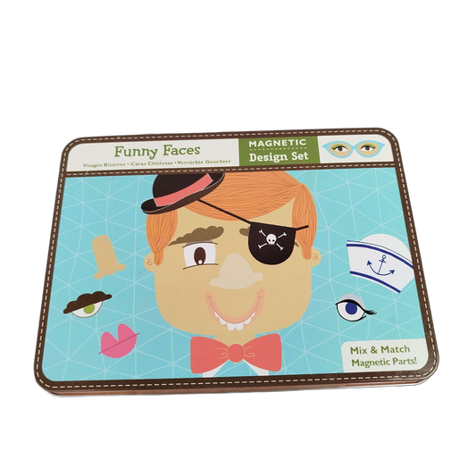 Mudpuppy Funny Faces M25321 Magnetset, Neu
