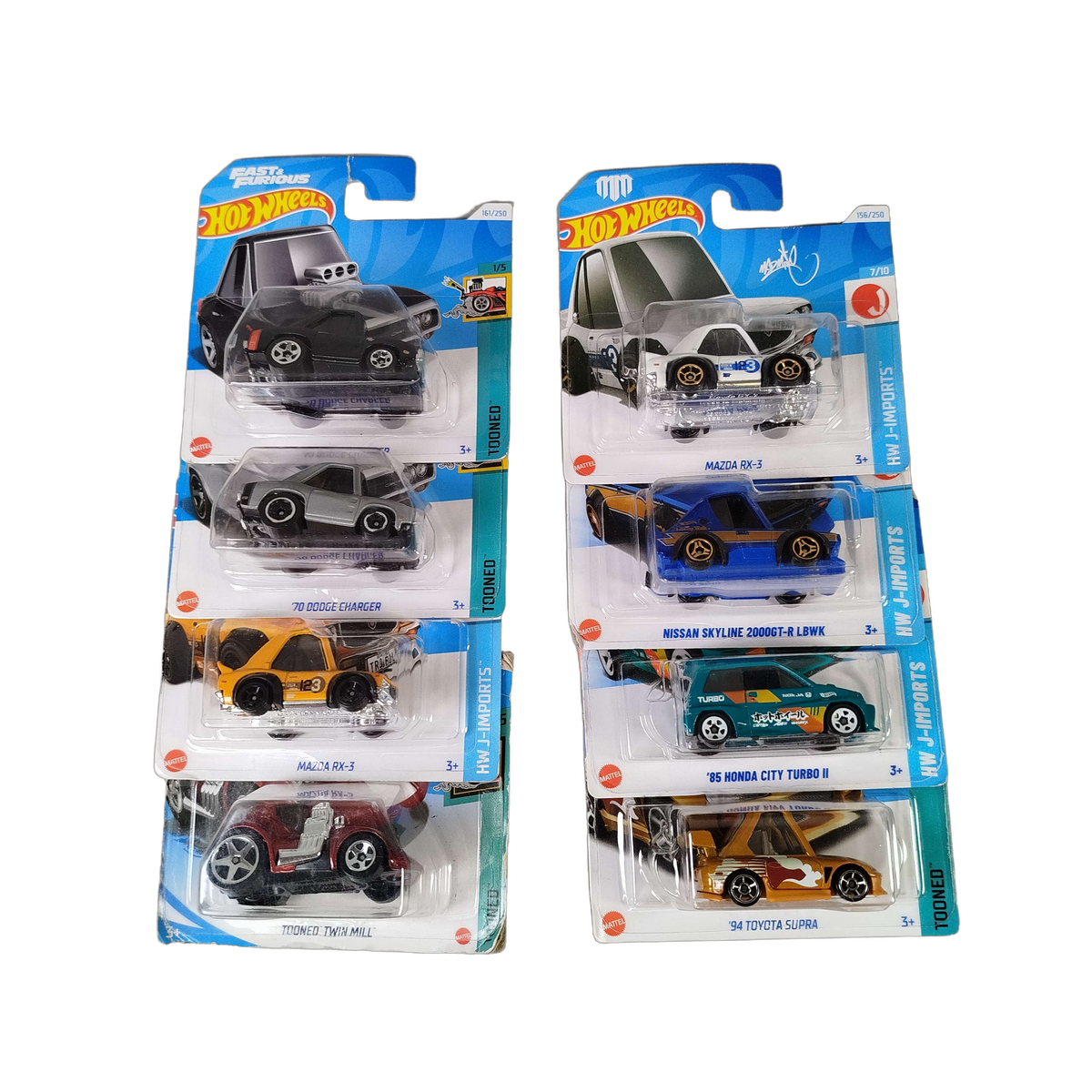 Hot Wheels Bundle Fast & Furious Liberty Walk Modellautos, Neu