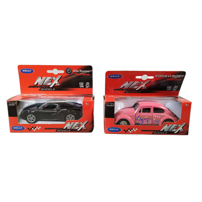 Welly Bundle Shelby Cobra Beetle Set von 3 Modellautos Neuwertig