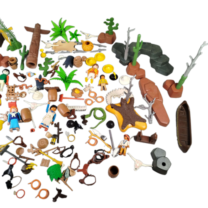 Playmobil Bundle Western & Safari Set Figuren, Tiere & Zubehör