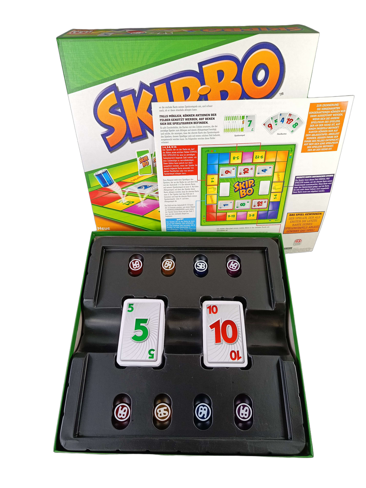 Mattel Skip-Bo Y2319 Kartenspiel, neuwertig