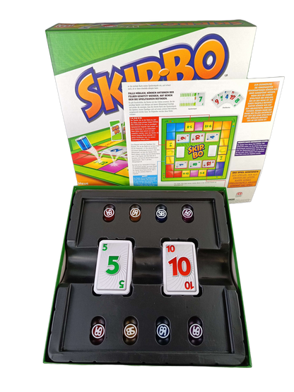 Mattel Skip-Bo Y2319 Kartenspiel, neuwertig