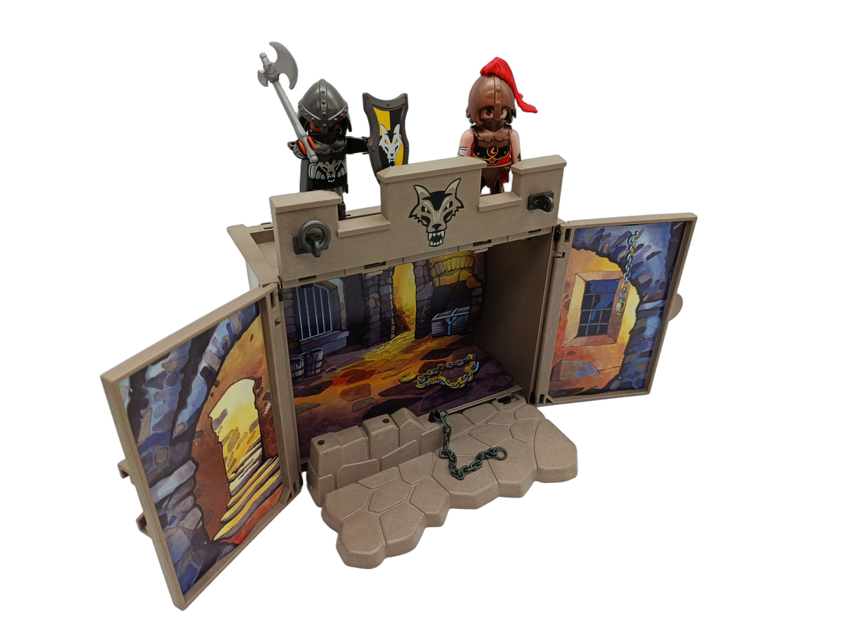 Playmobil Aufklapp-Spiel-Box Ritterschatzkammer 6156 Spielbox