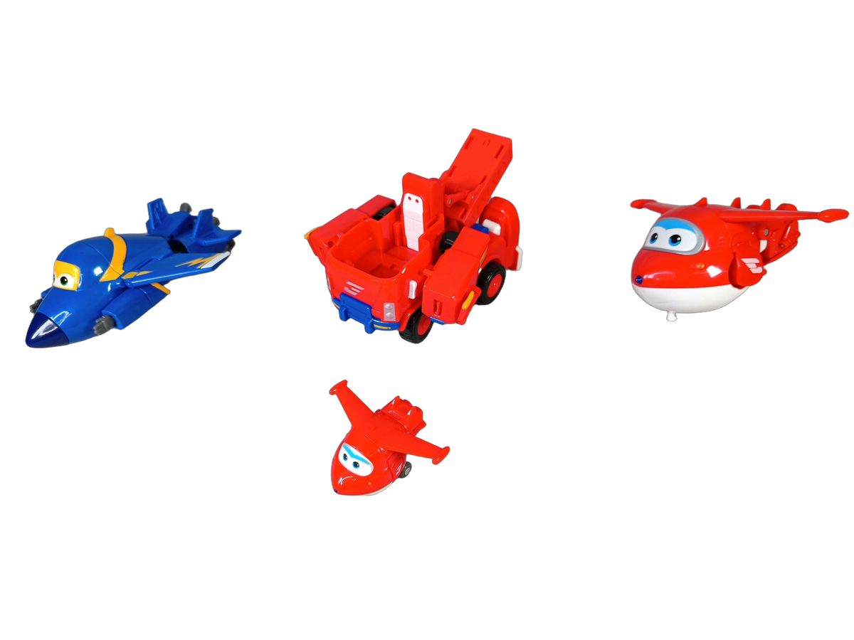 Bundle Flugzeug-Roboter Jett & Jerome Set von 2 Figuren