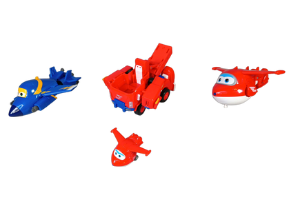 Bundle Flugzeug-Roboter Jett & Jerome Set von 2 Figuren