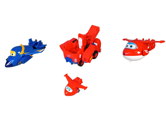 Bundle Flugzeug-Roboter Jett & Jerome Set von 2 Figuren