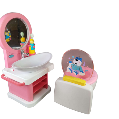 Zapf Creation Bundle Puppenmöbel Set von 2 Waschbecken & Toilette
