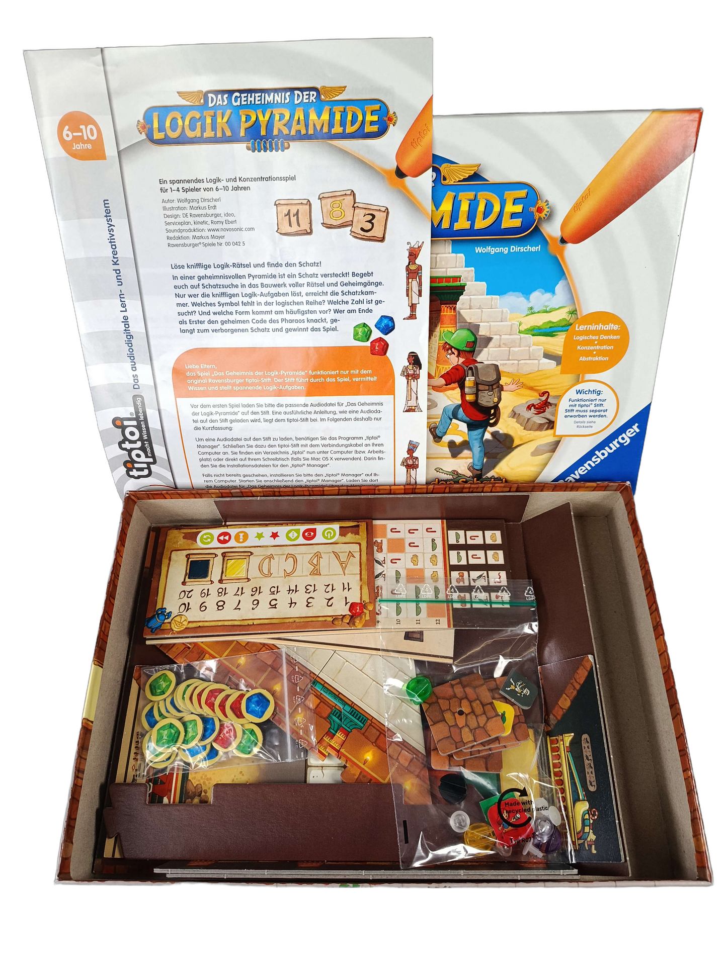Ravensburger tiptoi Geheimnis der Logik-Pyramide Lernspiel