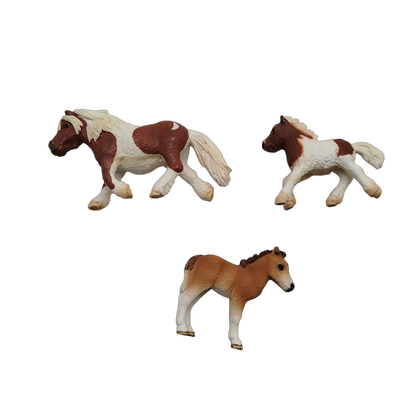Schleich Tiere Bundle 8 Teile Pferde, Fohlen & Gazelle Tierfiguren