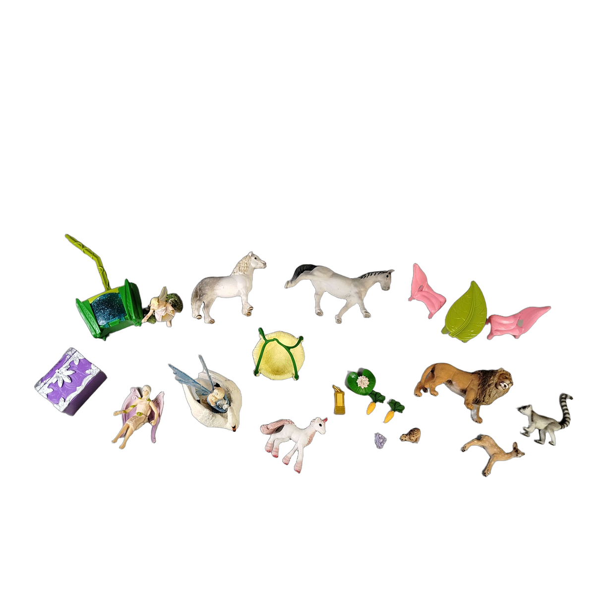 Schleich Tiere Bundle Bayala viele Teile Elfen, Pferde & Wildtiere