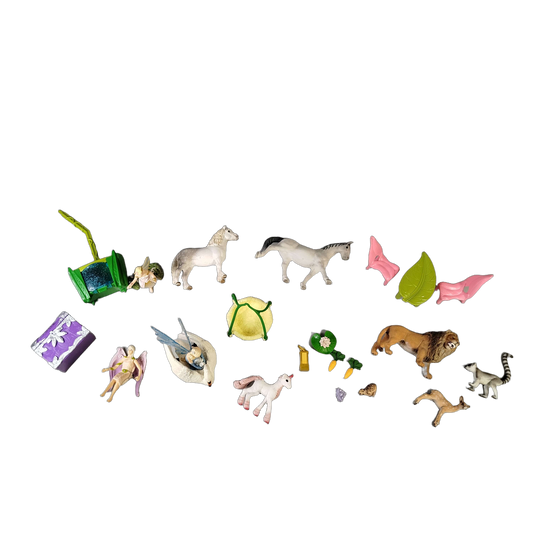Schleich Tiere Bundle Bayala viele Teile Elfen, Pferde & Wildtiere