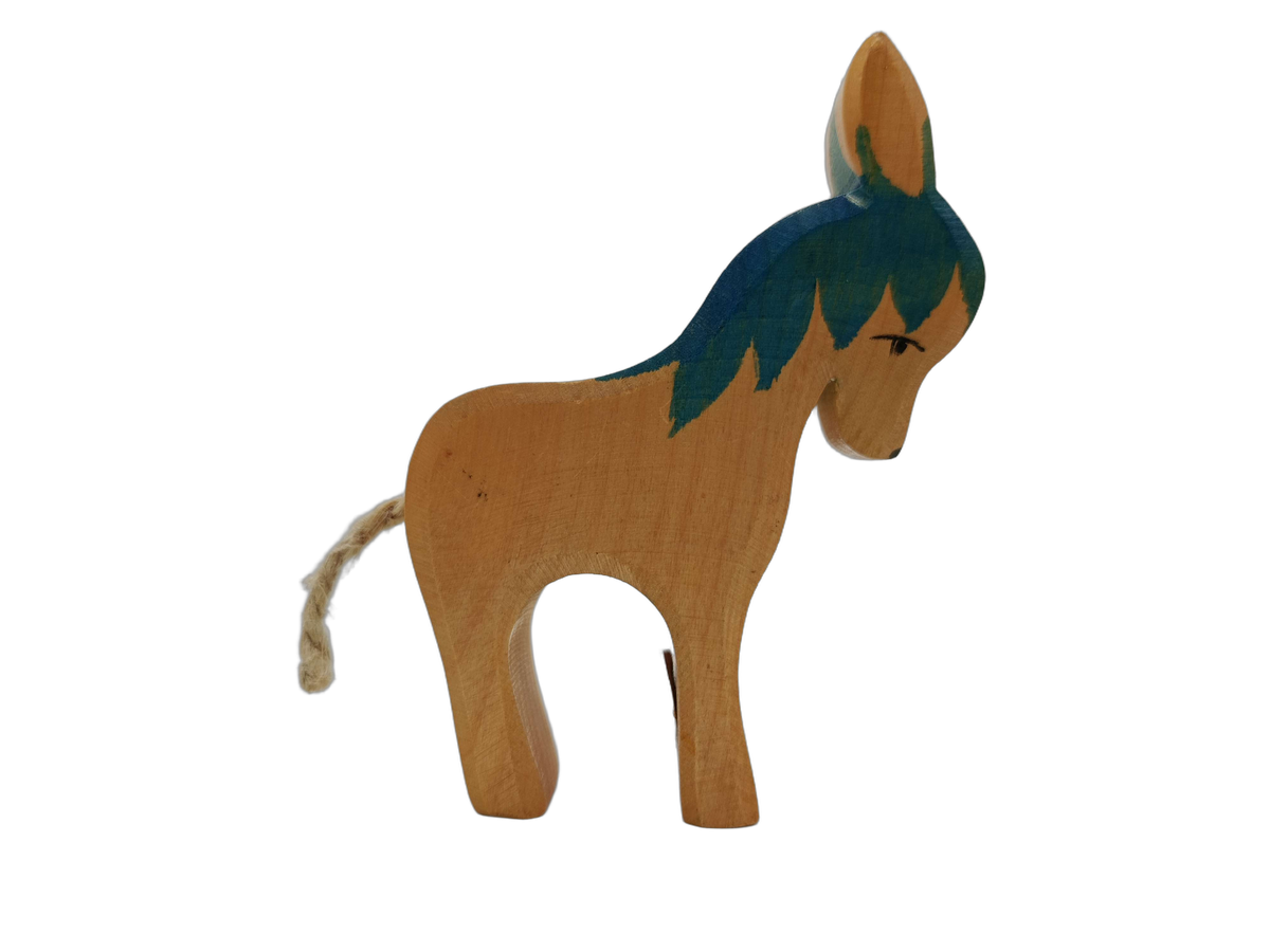 Ostheimer Esel stehend 11201 Holzfigur