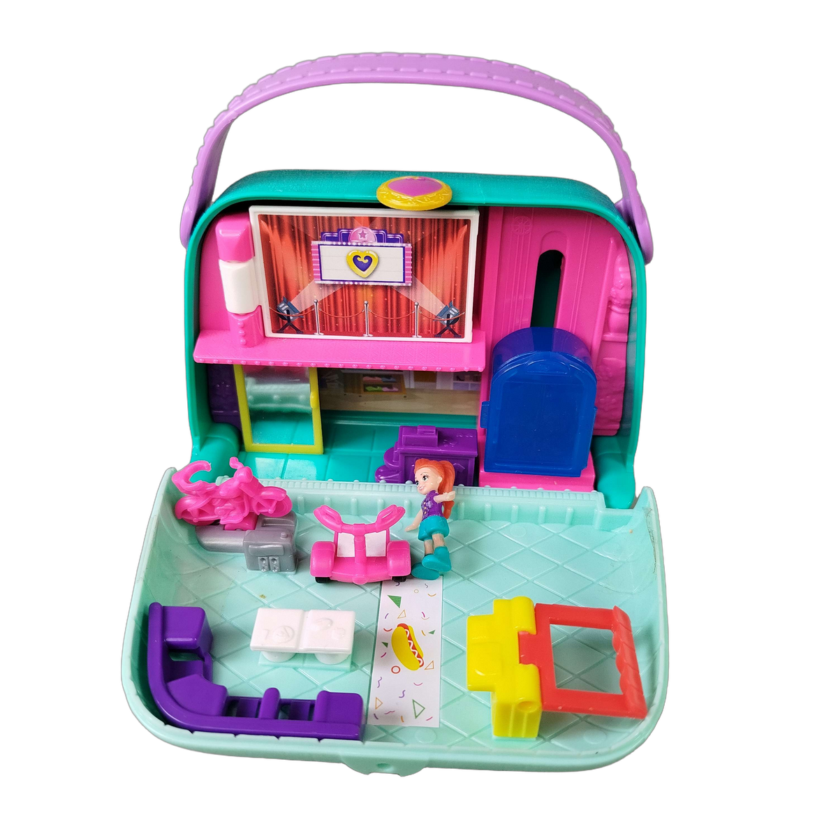 Mattel Bundle Polly Pocket Donut & Mini Mall Set von 2 Spielsets
