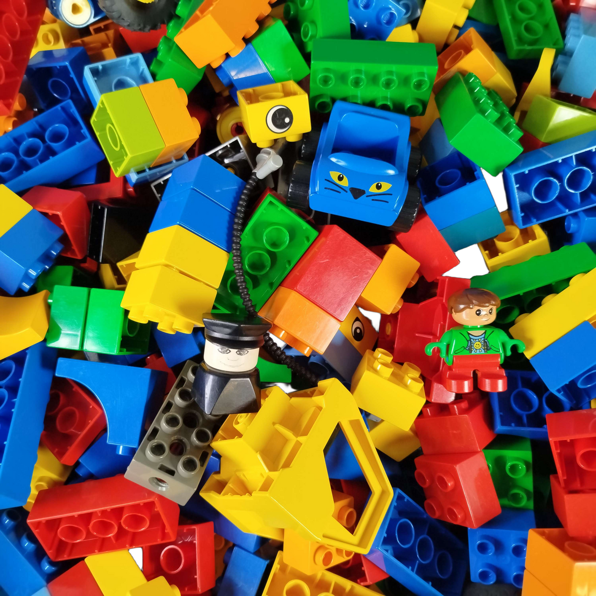 Konvolut LEGO Bausteine & Figuren ca. 3 kg, ab 3 4 5 Jahre