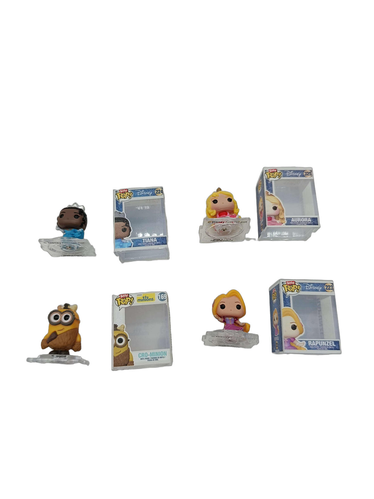 Funko Pop! Bundle Disney & Minions 224 225 223 169 Set Figuren