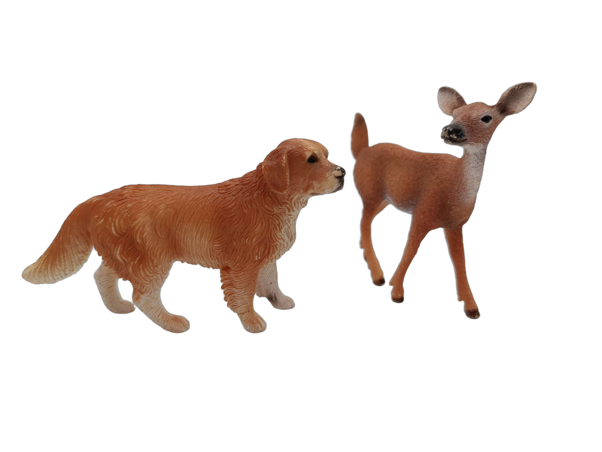 Schleich Tiere Bundle Bauernhof & Wildtiere 6 Teile Tierfiguren