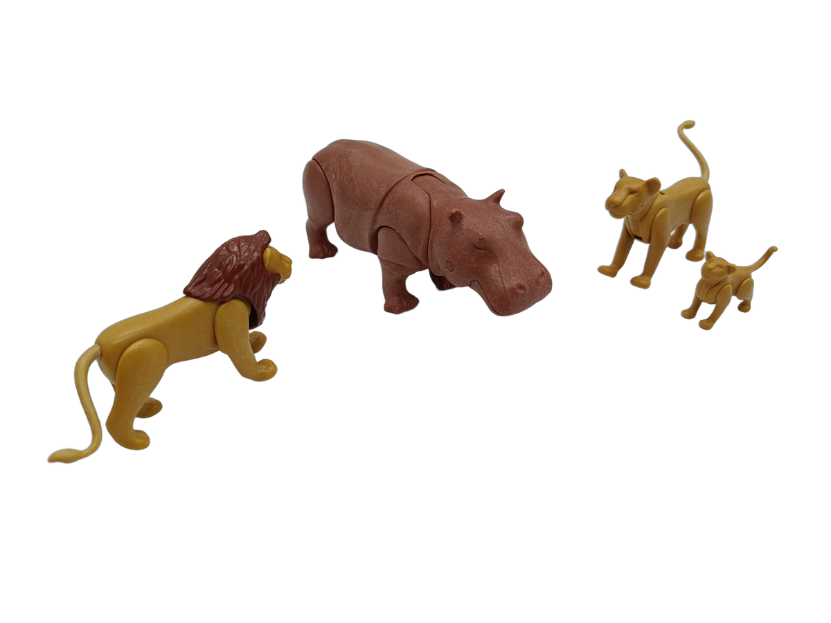 Playmobil Bundle Wildtiere großes Set Tierfiguren Elefant & Flusspferd