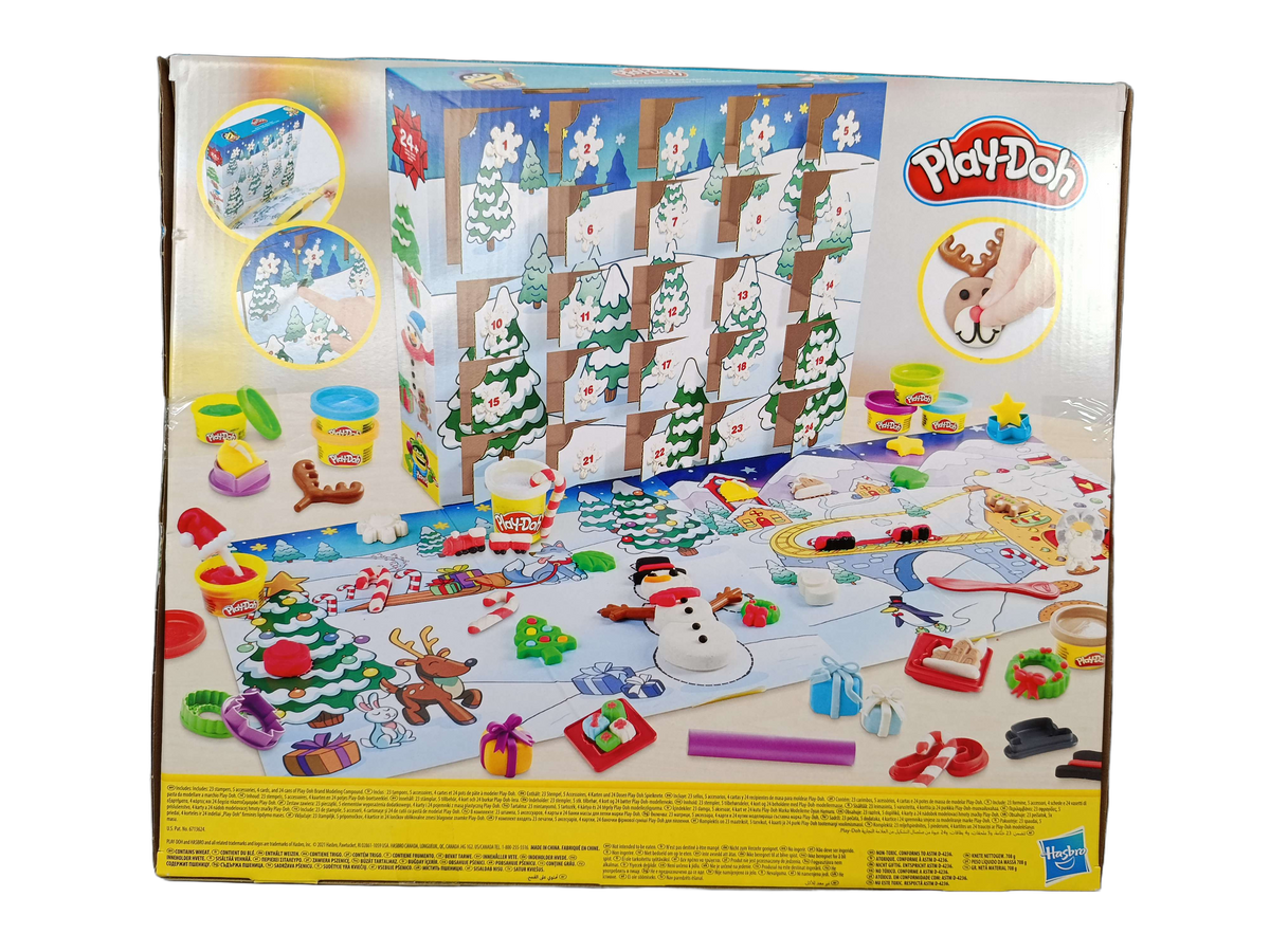 Hasbro Play-Doh F1374 Adventskalender Spielset Knete mit Zubehör, Neu