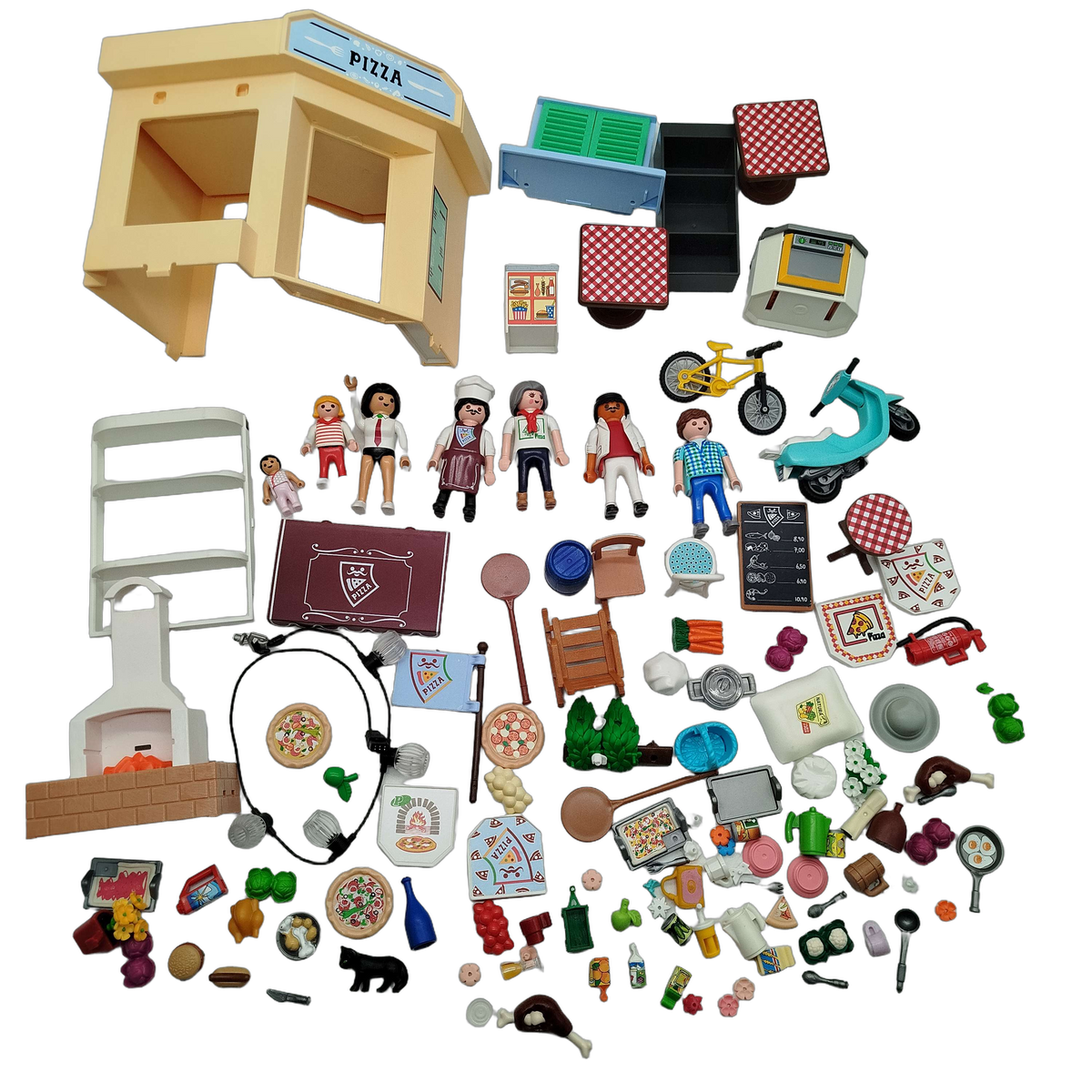 Playmobil Pizzeria mit Gartenrestaurant 70336 Spielset mit Zubehör