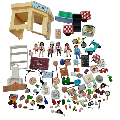 Playmobil Pizzeria mit Gartenrestaurant 70336 Spielset mit Zubehör