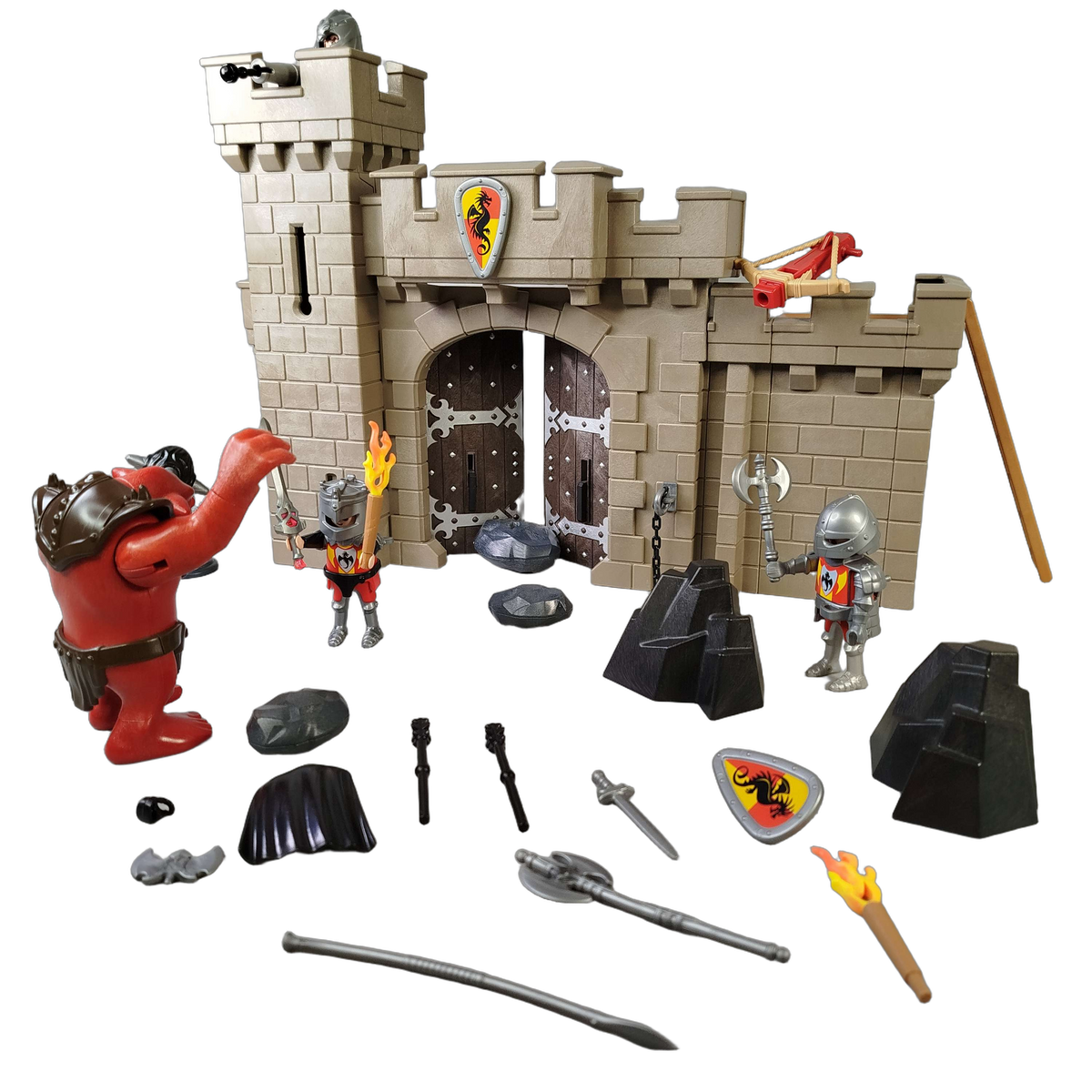 Playmobil Burgtor mit Riesentroll 5670 Ritter Spielset