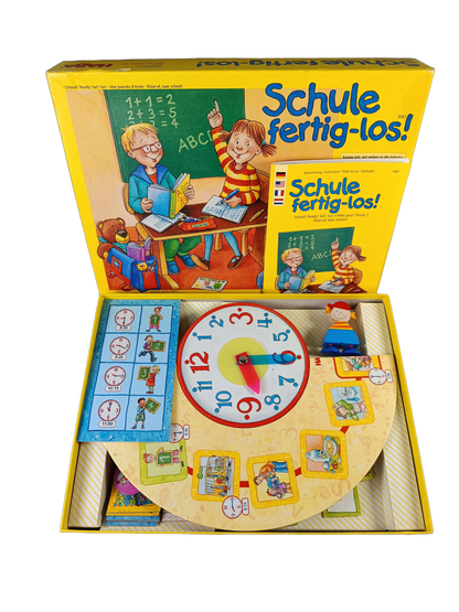 HABA Schule – fertig – los! 4587 Lernspiel & Kinderspiel