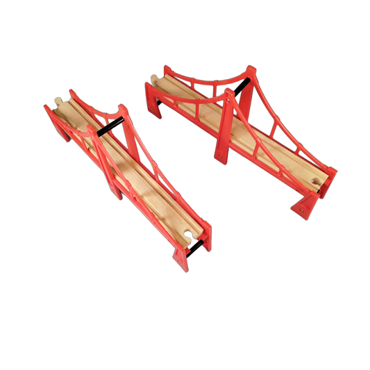 BRIO Bundle Holzeisenbahn 33683 Set von 2 Brücken