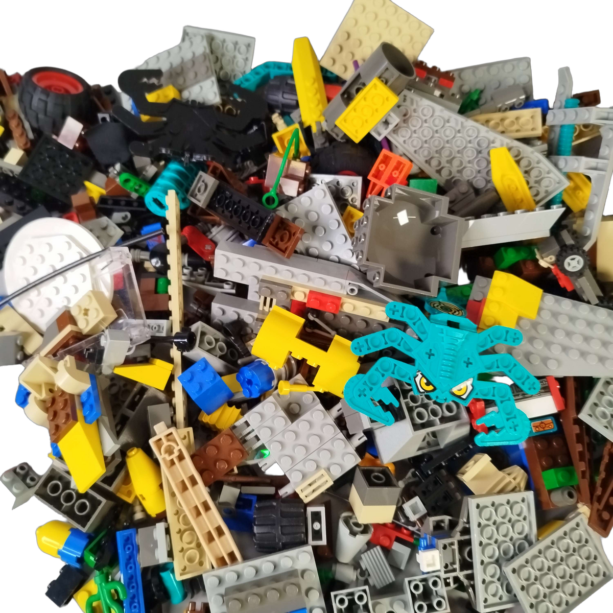 Konvolut LEGO Bausteine & Minifiguren ca. 1,2 kg, ab 6 Jahre