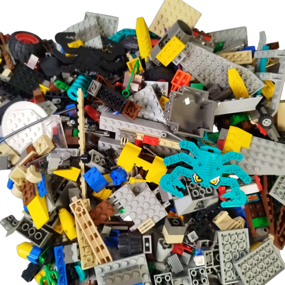 Konvolut LEGO Bausteine & Minifiguren ca. 1,2 kg, ab 6 Jahre
