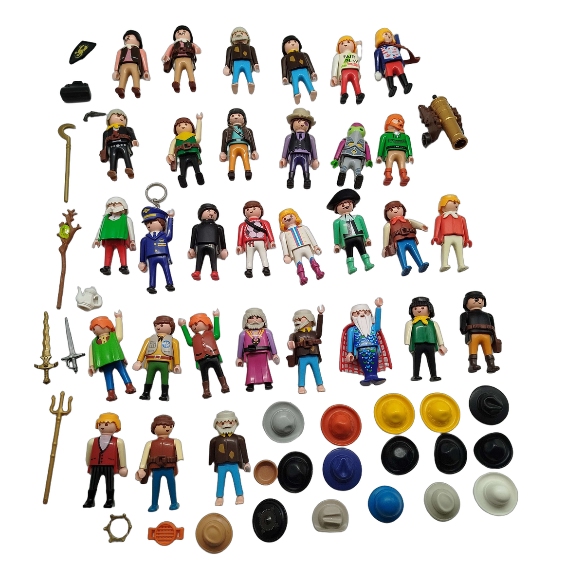 Playmobil Bundle Polizei & Zauberer Set von 31 Figuren & Zubehör