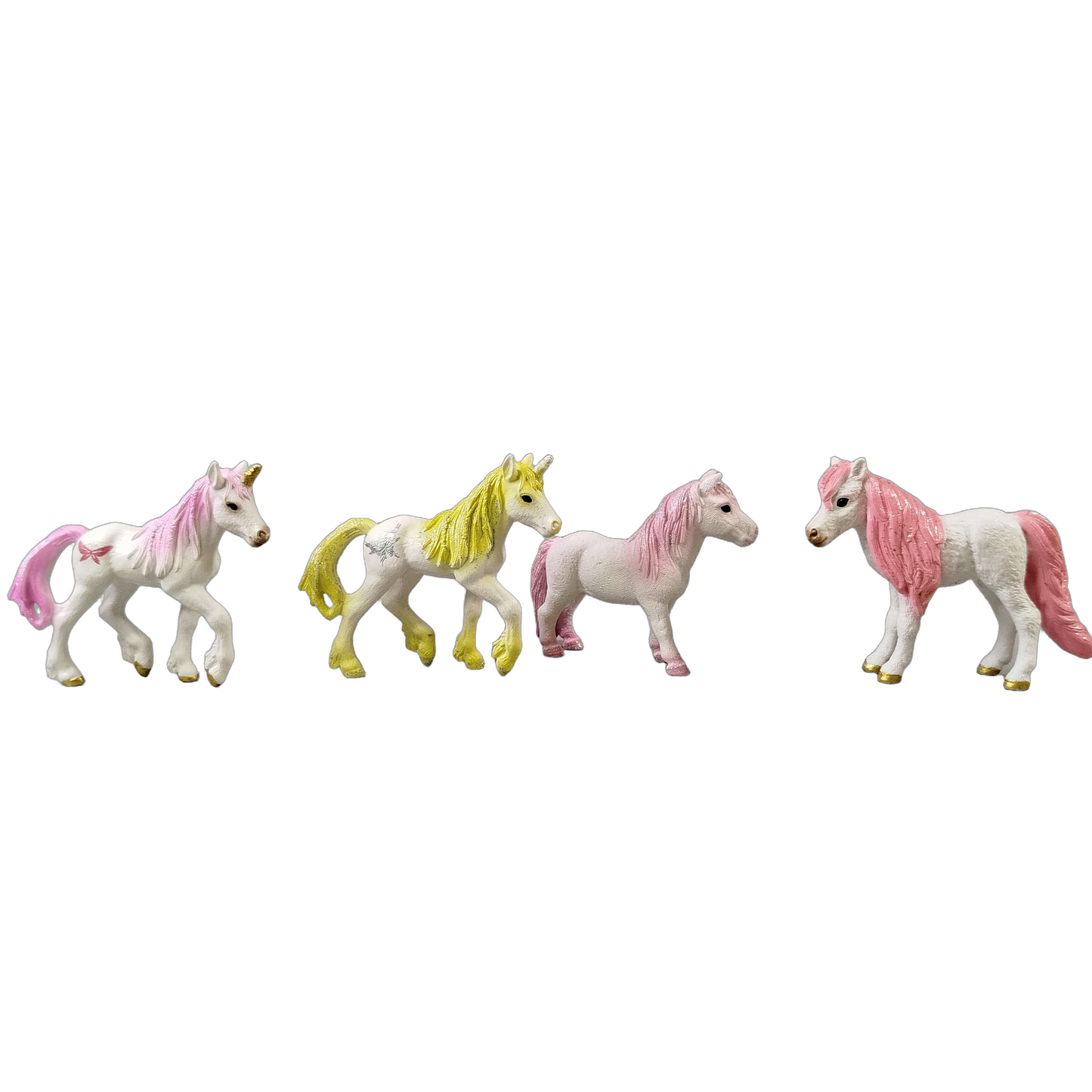 Schleich Tiere Bundle 7 Teile Pferde & Einhörner Figuren