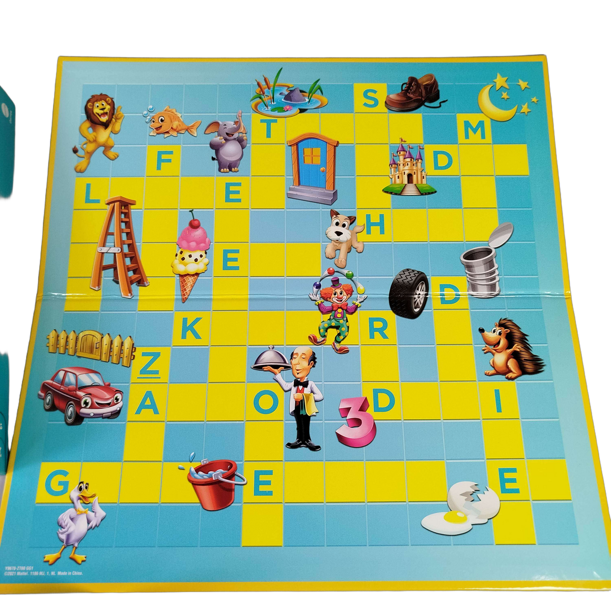 Mattel Scrabble Junior Y9672-2790 Wortspiel Brettspiel