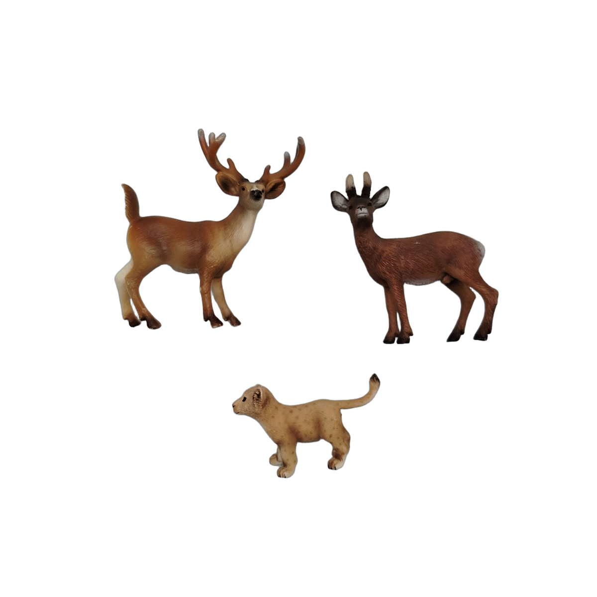 Schleich Tiere Bundle Wildtiere & Bauernhof Löwe 8 Teile Tierfiguren