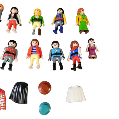Playmobil Bundle gemischte Charaktere Set von 11 Figuren & Zubehör