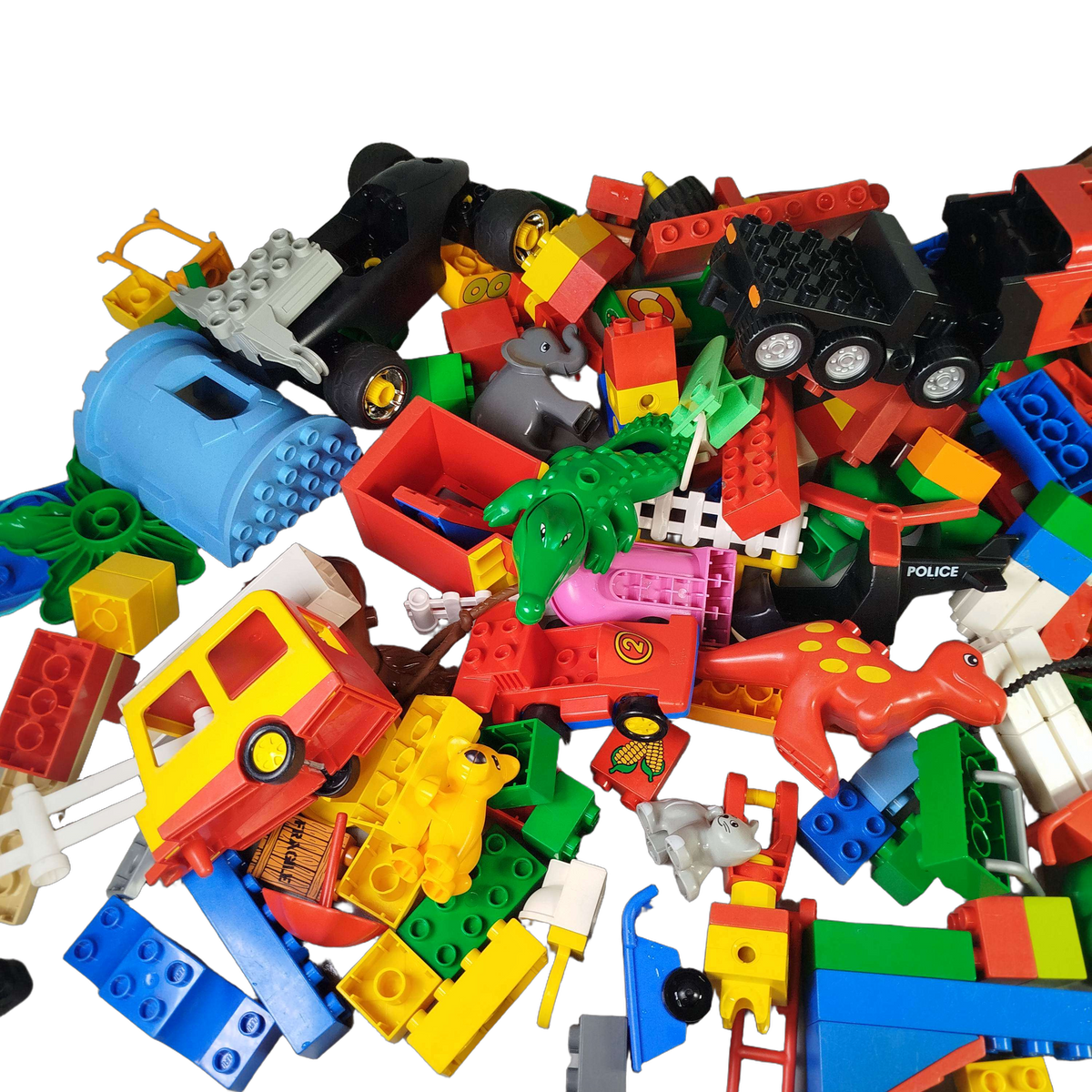 Konvolut LEGO Klemmbausteine, Figuren & Tiere ca. 3,5 kg, ab 3 Jahre