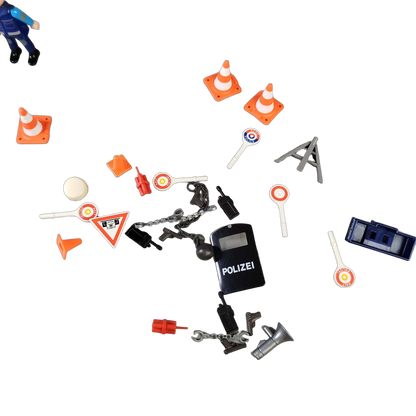 Playmobil Bundle Polizei 5179 großes Set Fahrzeuge & Figuren