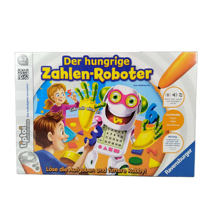 Ravensburger tiptoi Der hungrige Zahlen-Roboter Lernspiel, neu