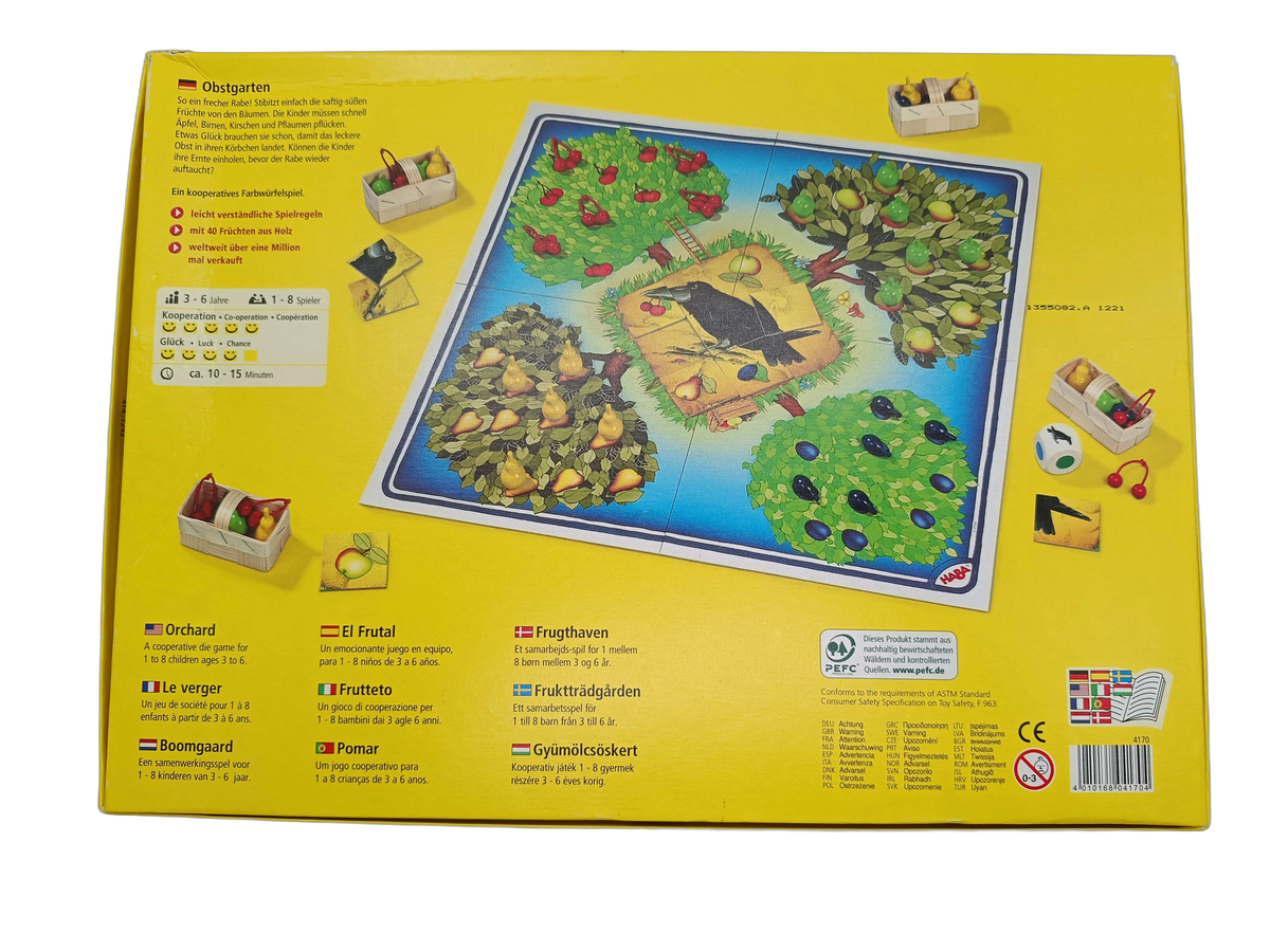 HABA Obstgarten kooperatives Brettspiel & Kinderspiel, ab 3 Jahre