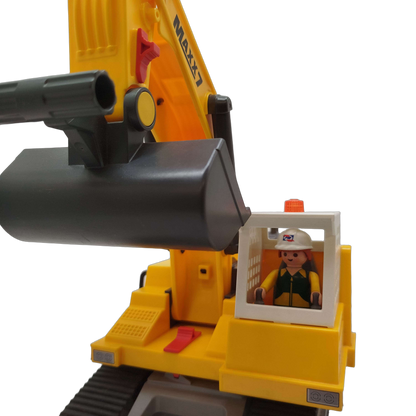 Playmobil Maxx 7 4039 Kettenbagger Baustellenfahrzeug