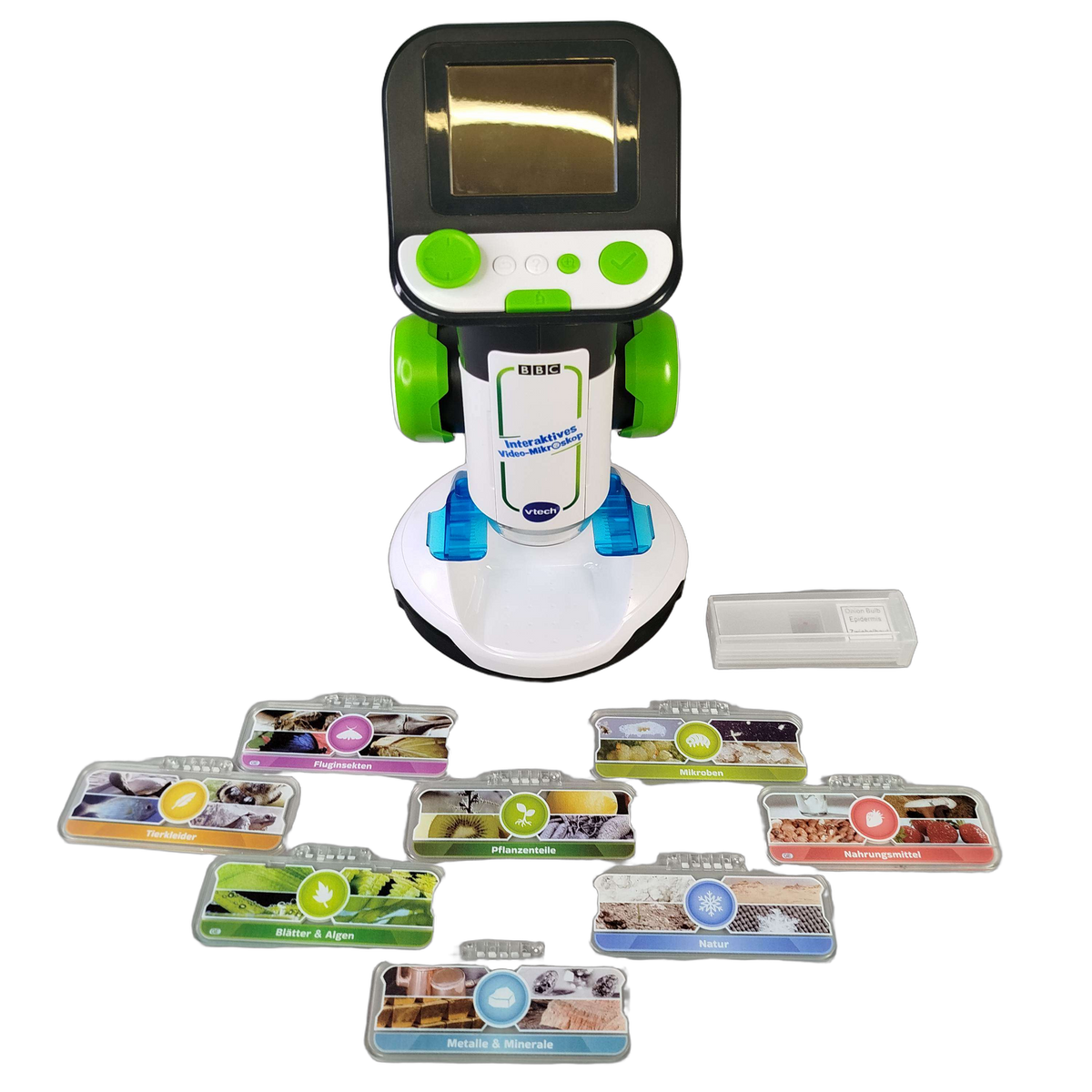 VTech Interaktives Video-Mikroskop mit LCD-Display & Zubehör, BBC