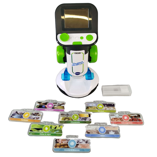 VTech Interaktives Video-Mikroskop mit LCD-Display & Zubehör, BBC