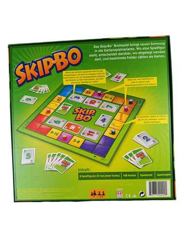 Mattel Skip-Bo Y2319 Kartenspiel, neuwertig